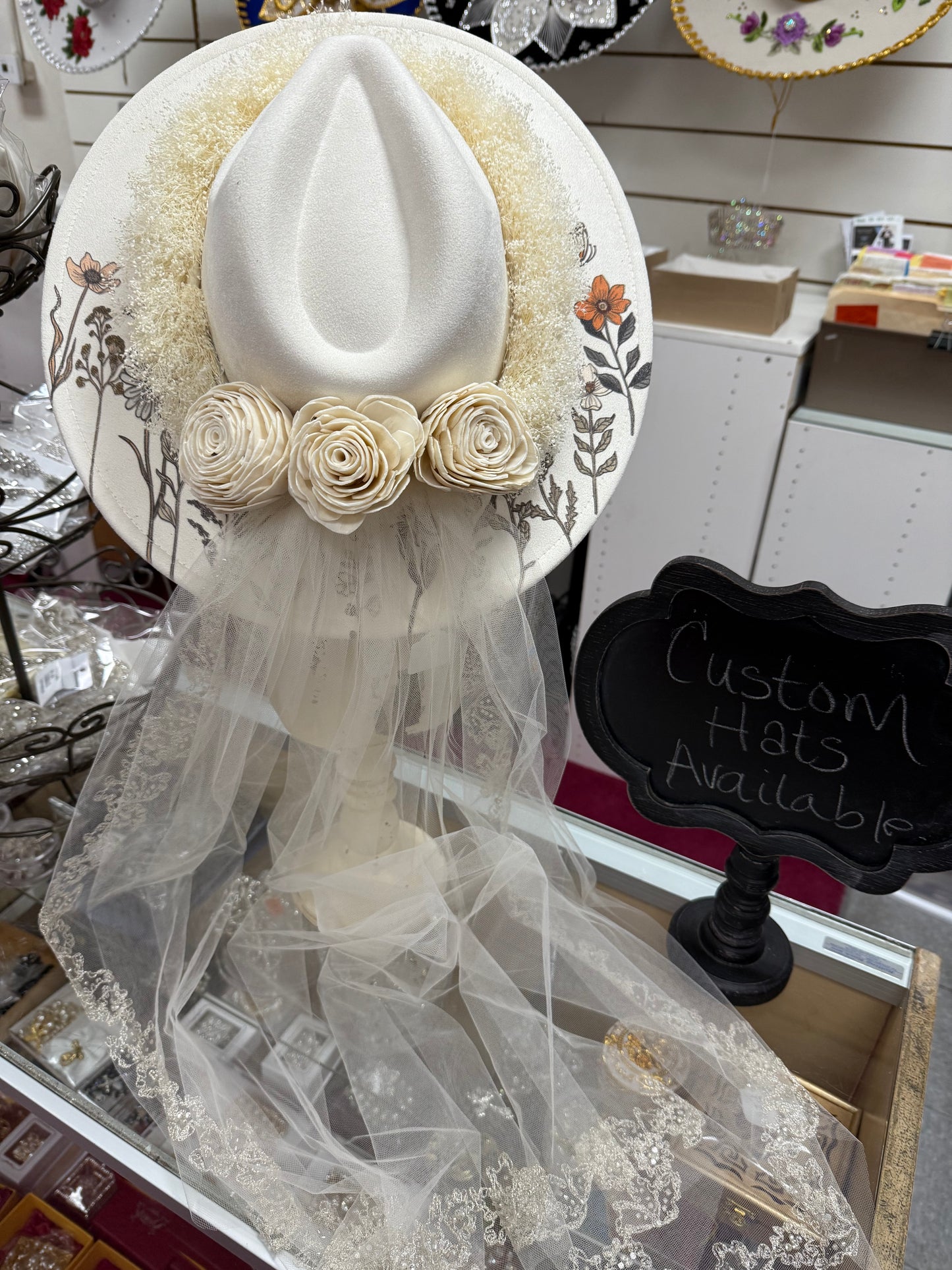 Wedding Boho Rancher Hat